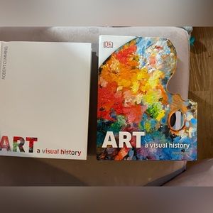Coffee table book, Art a Visual History by Robert Cummings, condition like new